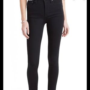 Madewell 10’’ High Riser Skinny Skinny Black Jeans